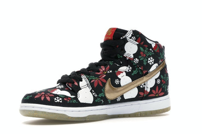 Nike SB Dunk High Concepts Ugly Christmas Sweater Black