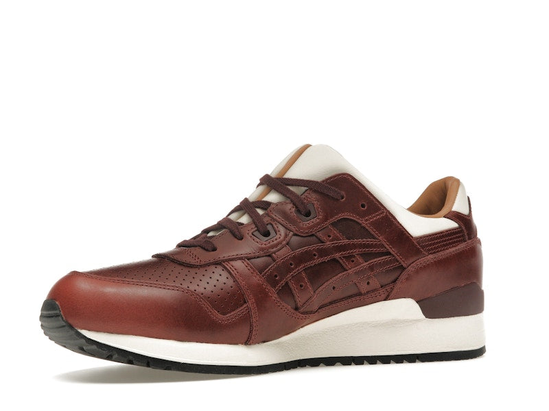 ASICS Gel-Lyte III Packer Shoes x J. Crew Oxblood Leather