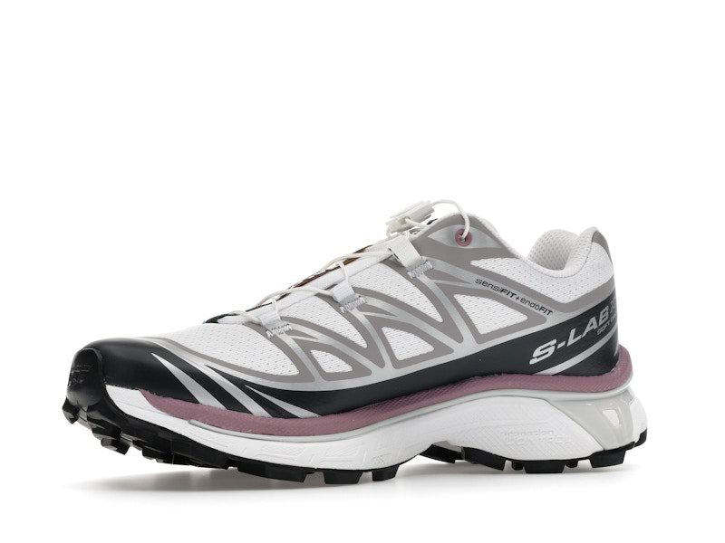 Salomon XT-6 White Black Dusky Orchid