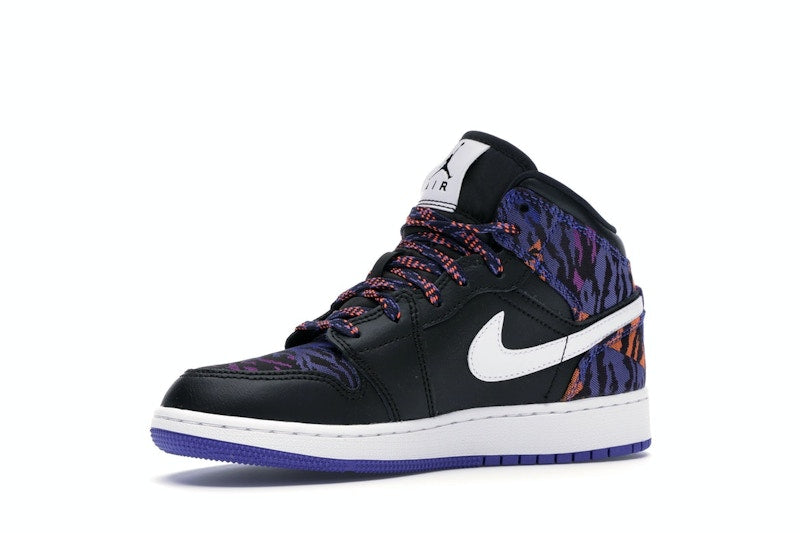 Jordan 1 Mid Multi-Color Tiger Stripe (GS)