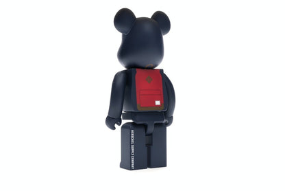 Bearbrick Medicom Herschel Peacoat 100% & 400% Set Navy