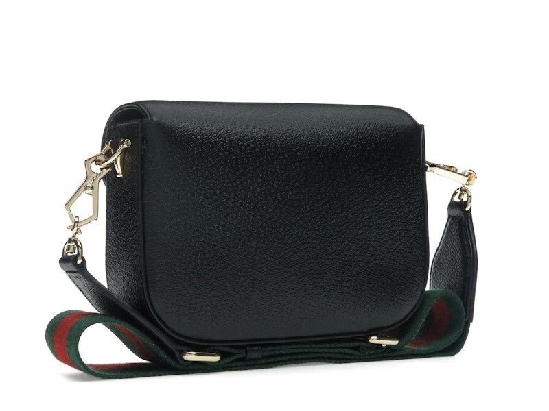 Gucci x adidas Horsebit 1955 Shoulder Bag Black/White