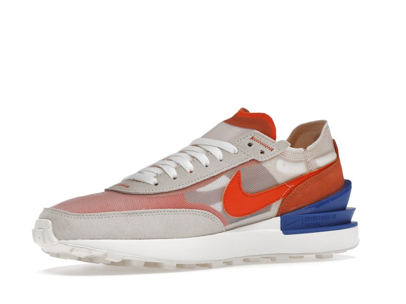 Nike Waffle One Pearl White Game Royal Rush Orange (Women's)