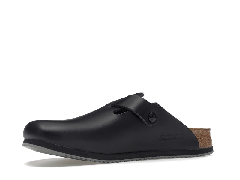 Birkenstock Boston Super Grip Leather Black