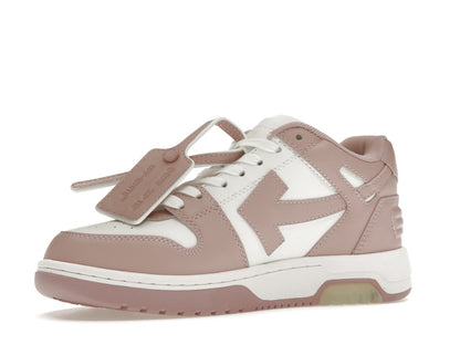 Off-White Out Of Office Calf Leather White Pink (Women's)