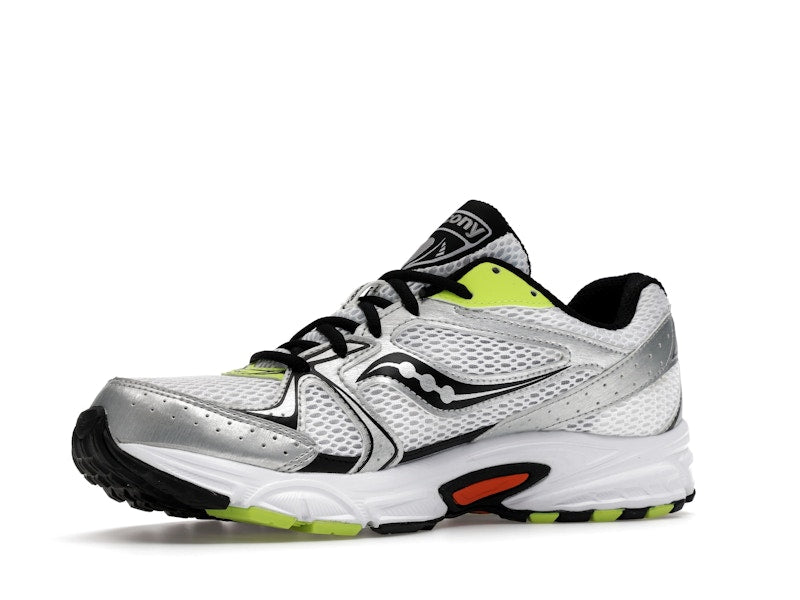 Saucony Grid Ride Millennium White Silver Lime Orange