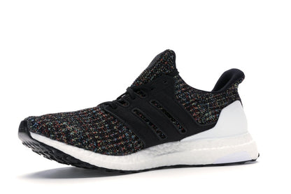 adidas Ultra Boost 4.0 Black Multi-Color White Heel Cage