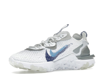 Nike React Vision White Double Blue Swoosh