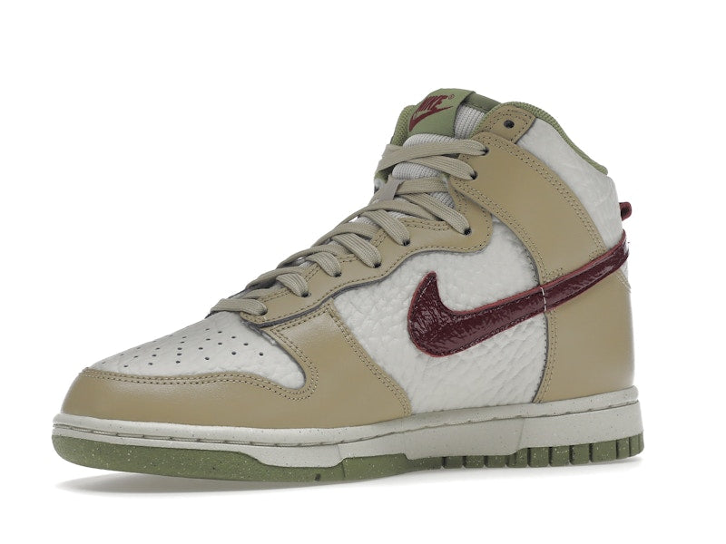 Nike Dunk High Tumbled Tan White Brown (Women's)