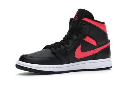 Jordan 1 Mid Black Siren Red (Women's)
