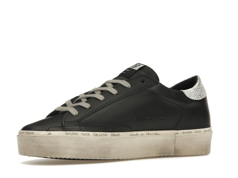 Golden Goose Hi-Star Black Silver (Women's)