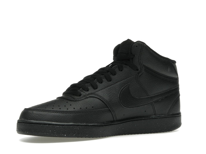 Nike Court Vision Mid Next Nature Triple Black
