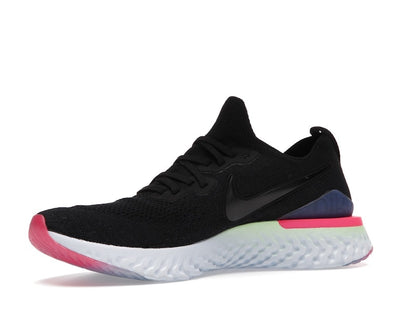 Nike Epic React Flyknit 2 Black Sapphire Hyper Pink