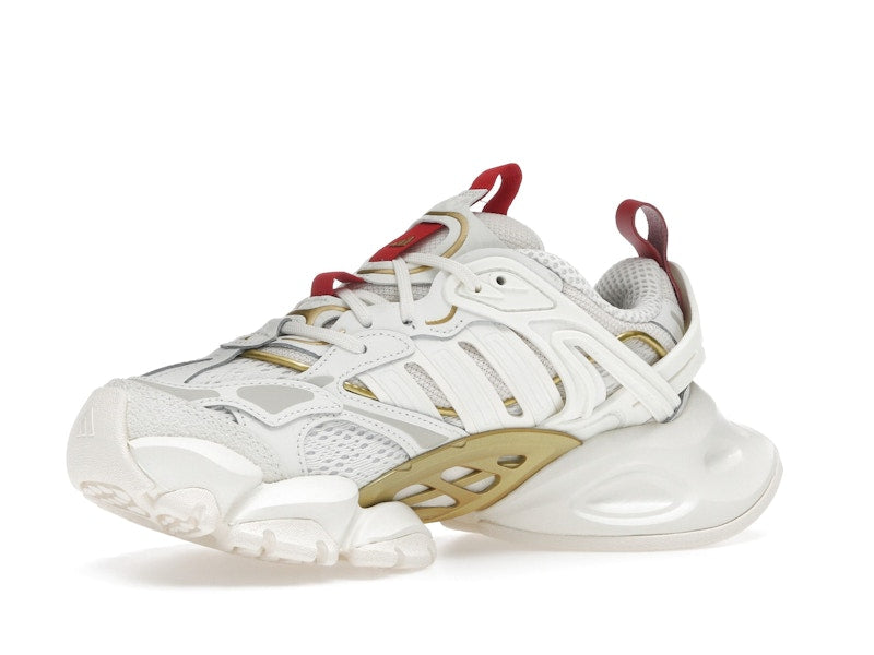 adidas XLG Runner Deluxe Off White Gold Metallic Red