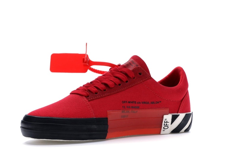 OFF-WHITE Vulc Low Red