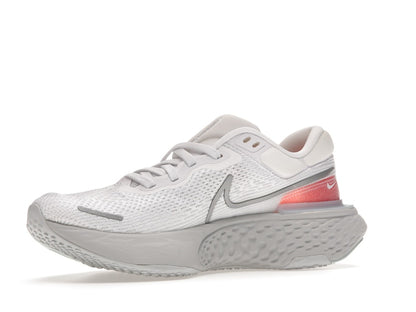 Nike ZoomX Invincible Run Flyknit White Pure Platinum Chile Red