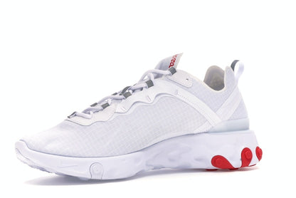 Nike React Element 55 White Red