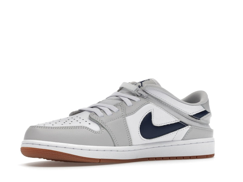 Jordan 1 Low EasyOn White Neutral Grey Gum Midnight Navy