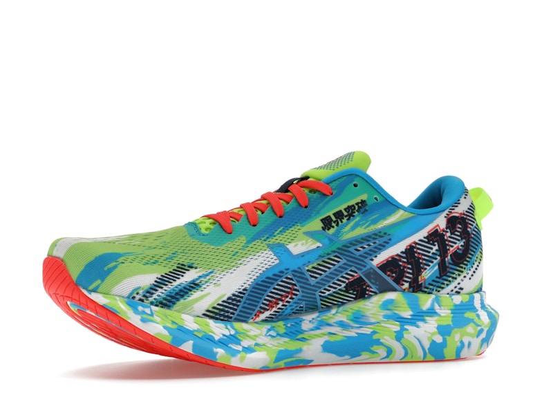 ASICS Noosa Tri 13 Hazard Green Digital Aqua