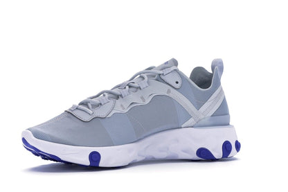 Nike React Element 55 Pure Platinum Racer Blue