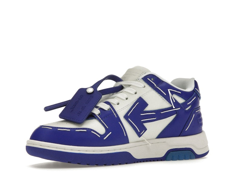 OFF-WHITE Out Of Office Sartorial Stitching White Dark Blue (Women's)