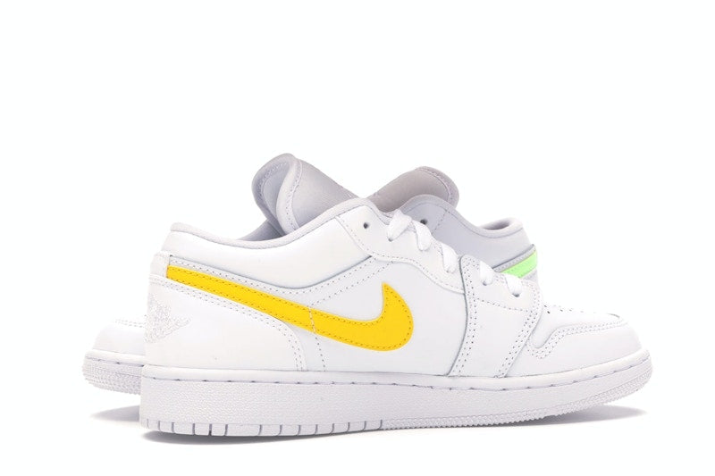 Jordan 1 Low White Neon (GS)