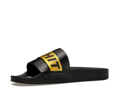 OFF-WHITE Industrial Belt Slides Black Yellow