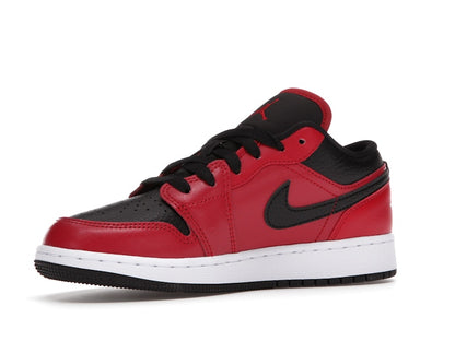 Jordan 1 Low Gym Red Black Pebbled (GS)