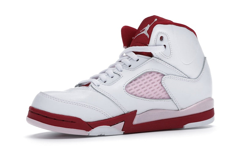 Jordan 5 Retro White Pink Red (PS)