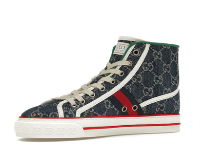Gucci Tennis 1977 High Top Denim GG Print (Women's)