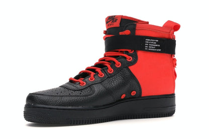 Nike SF Air Force 1 Mid Habanero Red Black