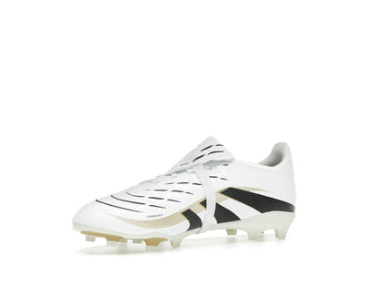 adidas Predator League Fold-Over Tongue FG/MG Cloud White Core Black Gold Metallic (GS)