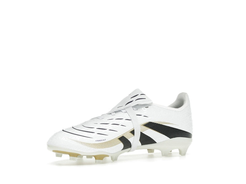adidas Predator League Fold-Over Tongue FG/MG Cloud White Core Black Gold Metallic (GS)