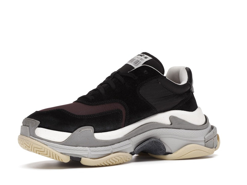 Balenciaga Triple S Black Burgundy