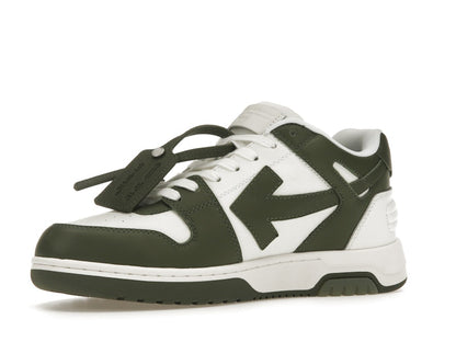 OFF-WHITE Out Of Office OOO Low Tops White Khaki