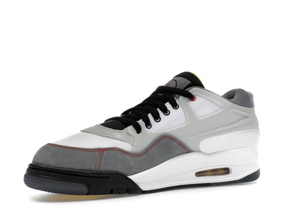 Jordan 4 RM Premium White Black Smoke Grey Fire Red