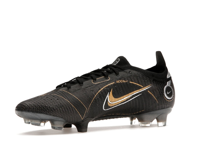 Nike Mercurial Vapor 14 Elite FG Black Metallic Silver Cave Stone Metallic Gold