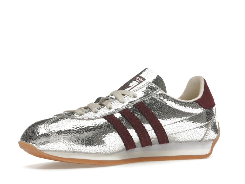 adidas Country OG Silver Metallic Maroon (Women's)