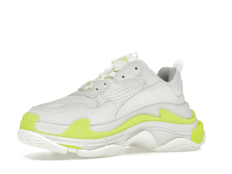 Balenciaga Triple S White Fluo Yellow (Women's)