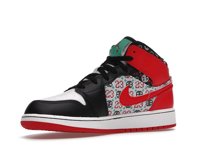 Jordan 1 Mid SE Ugly Christmas Sweater (GS)