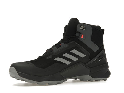 adidas Terrex Swift R3 Mid GTX Core Black Grey Solar Red
