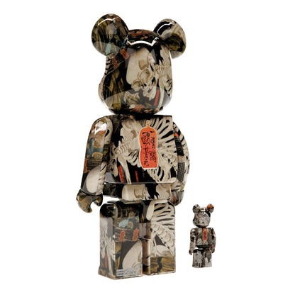 Bearbrick Utagawa Kuniyoshi (The Haunted Old Palace at Soma) 100% & 400% Set