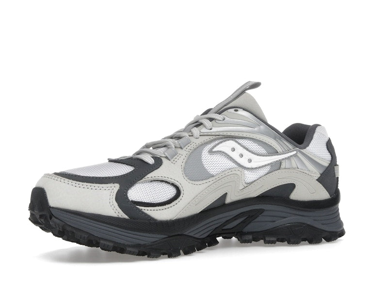 Saucony Grid Aura X Grey Pack White
