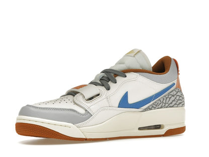Jordan Legacy 312 Low Phantom Amber Brown Star Blue
