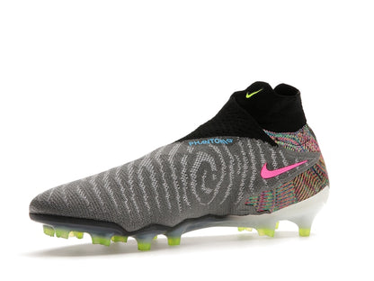 Nike Gripknit Phantom GX Elite Dynamic Fit Fusion FG Black White Blue Glow Volt