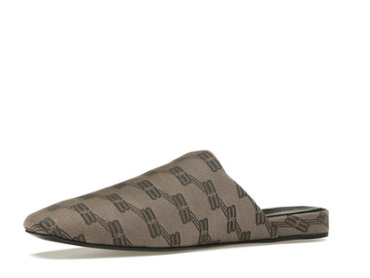 Balenciaga Cozy Jacquard Mules Brown