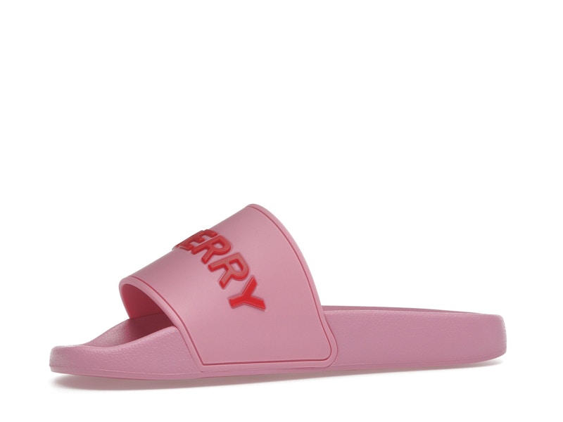 Burberry Embossed Logo Slides Bubblegum Pink (Women's)