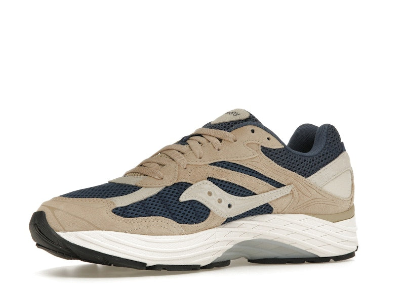 Saucony ProGrid Omni 9 Premium Beige Navy Blue