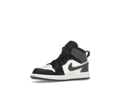 Jordan 1 Mid Black White Iron Grey (PS)