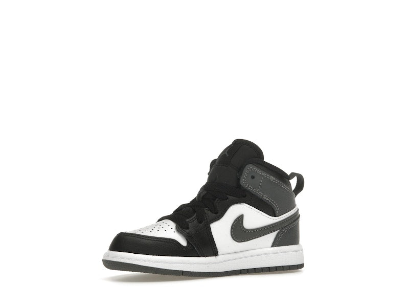 Jordan 1 Mid Black White Iron Grey (PS)